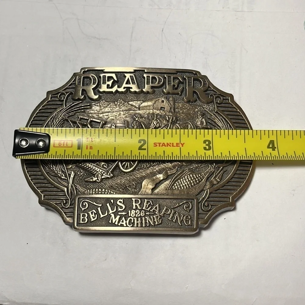 Belt Buckle solid brass First edition Harvesting